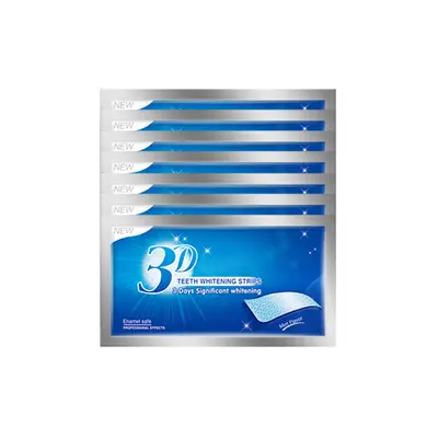 3D 5D 9D Purple Teeth Whitening Strips, Yellow Stain Removal, Loose Pack - 6