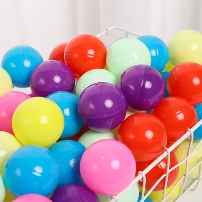 Transparent Plastic PP Gashapon Capsule for Gashapon Machines - 11