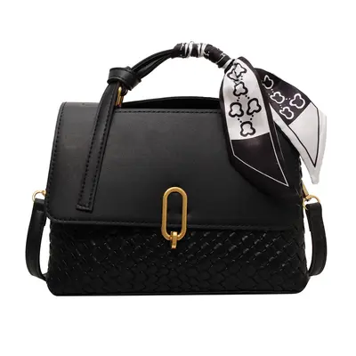 Women's Autumn Plaid Small Square Shoulder Bag - 5