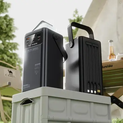 Sınır ötesi açık hava kamp tarzı hafif ekipman hızlı şarj, kablolu 80000 mAh güç bankası mobil güç kaynağı süper büyük kapasite ile birlikte gelir - 7