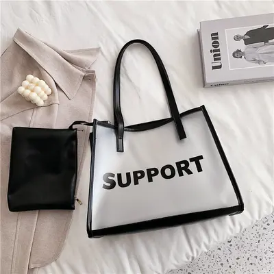 Transparente Jelly-Tote-Bag - 7