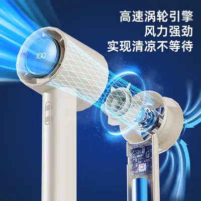 Tragbarer Handventilator USB-Aufladung stufenlos regelbar