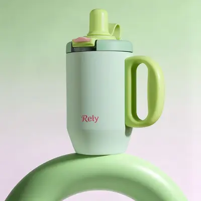 Large Capacity Insulated Cup with Straw, Dual Drinking Cup for Women - 8