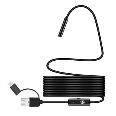 Endüstriyel boru hattı ve otomotiv klima sistemleri incelemesi için 5,5/7 mm üçü bir arada endoskop, 1-10M yeraltı boru hattı kaçak dedektörü. - 3