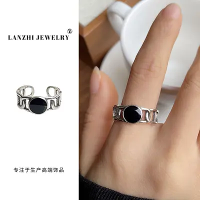 Lanzi beliebter Ring aus Thai-Silber für Damen, minimalistisches Design, vielseitig kombinierbar, stapelbar, 925er Silberschmuck - 11