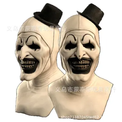 Halloween Horror-Kopfbedeckung Gruselige Clown-Latex-Kopfmaske