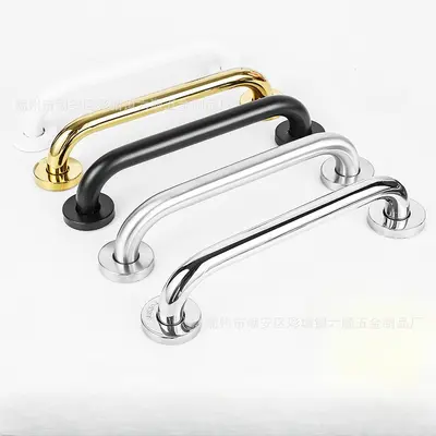 Stainless Steel Gold U-Shaped Elbow Door Handle and Handrail