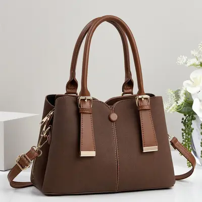 Women's Small Square Single Shoulder Crossbody Bag, Solid Colour, 2026 - 4