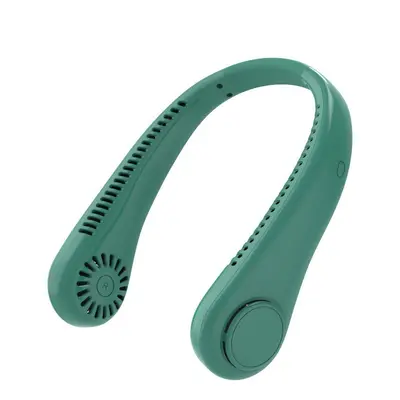 USB Rechargeable Neck-Hanging Mini Fan, Portable Silent Bladeless - 9