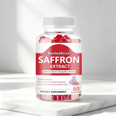 Saffron Extract Gummies, 60 Count