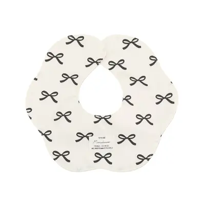 Waterproof Thin Baby Bib, 360-Degree Petal Design - 12