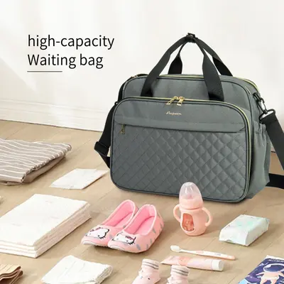Große multifunktionale Wickeltasche, Windeltasche für Neugeborene