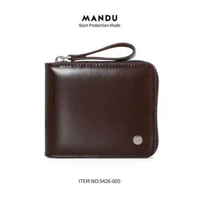 MANADU Erkek Cüzdan Kısa Fermuarlı RFID Korumalı - 11