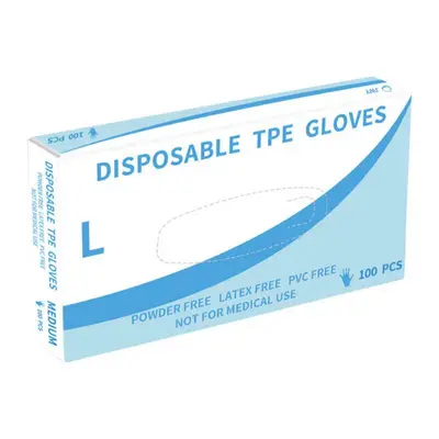 Verstärkte Einweg-TPE-Handschuhe, ölbeständig, transparent