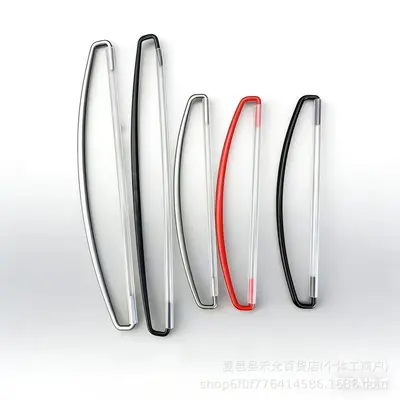 Handfahnenstange 17 cm und 24 cm in Silber, Grau, Schwarz, Rot