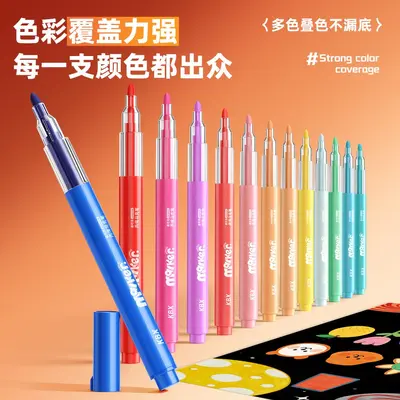 Kabaxiong water-wash acrylic marker set for children - 3