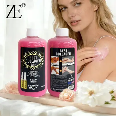 Cross-Border Collagen Essence Nourishing Full Body Brightening Moisturizing Hydrating Skin Repair 500ml Wholesale Export - 5