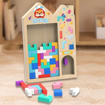 Tetris Building Block Puzzle for Ages 3 to 6, Educational Toy - 11