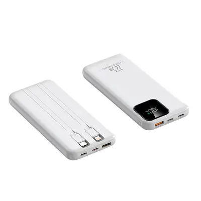 Çapraz Sınır Toptan 22.5W Süper Hızlı Şarj Entegre Kablolu Powerbank 20000mAh Taşınabilir Pil Özel LOGOlu - 7