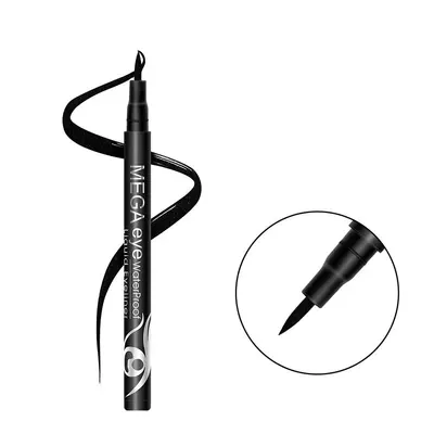 BSIMONE Charming Eye Dazzling Black Eyeliner Liquid Pen, Sweat-Proof, Smudge-Resistant, Suitable for Beginners, Stage Makeup, No Smudging