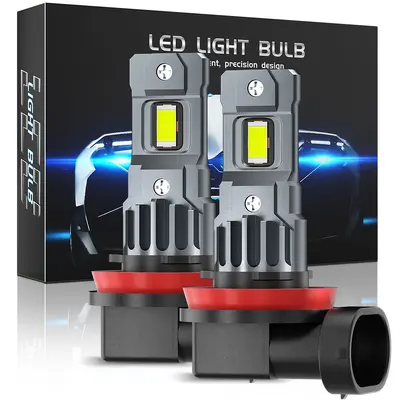 H7/9005/9006/H11 Car LED Headlight Bulb, Plug and Play, Integrated Driver
