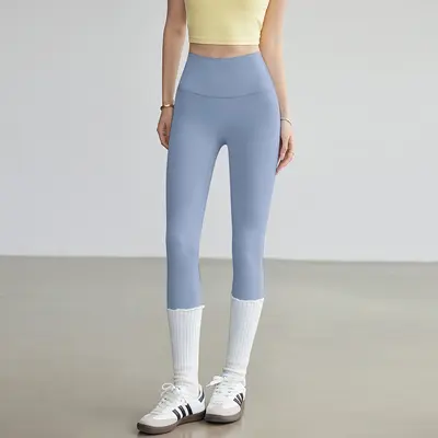 Pilates-Yogahose, hohe Taille, Po-Lifting, Haifischhose - 8