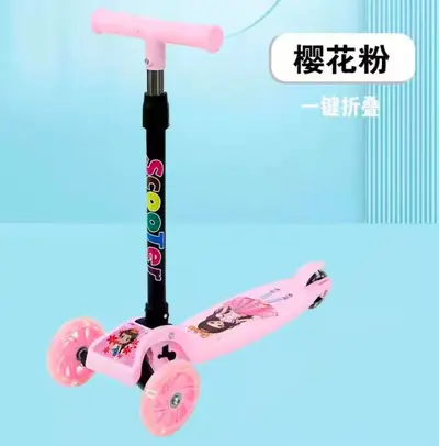 Children's Extendable Scooter with Flashing Lights - 10