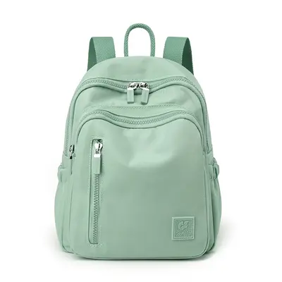 Lightweight Solid Color Textured Backpack, Women's Backpack for Outdoor Travel and Commuti - 6