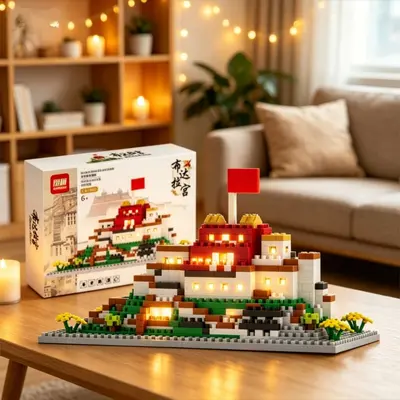 Tibet Potala Palace Micro Building Block Model, High Difficulty Assembly Set - 8
