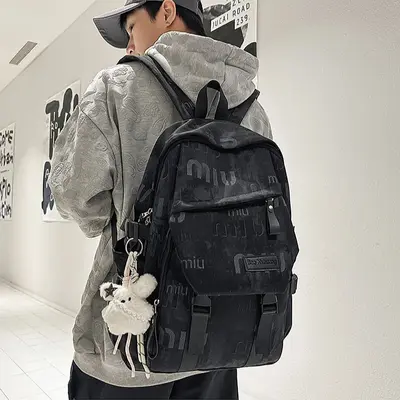 Lightweight Fashionable New Model Backpack 2026 Large Capacity Graffiti Student Backpack Casual Trendy Daily Commute School Bag - 3