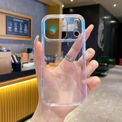 iPhone 17 Pro Max transparent TPU soft case, high clarity, lightweight - 7