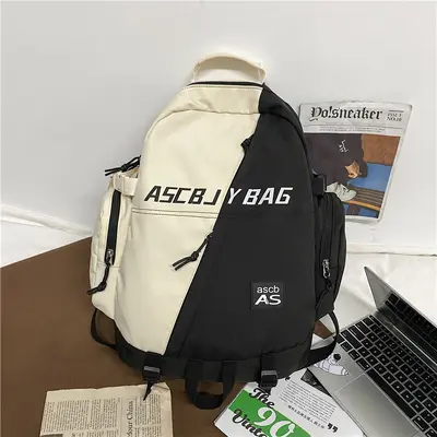 Men's Backpack 2024, Korean Style High School Bag, Large Capacity - 7