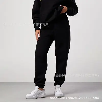 Erkek Polar Astarlı Eşofman Altı, Bol Kesim, Büzgülü Paça, Bahar Sonbahar - 8