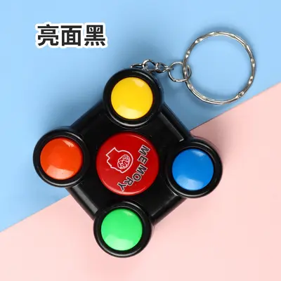 Memory Cube Game Keychain with Lights and Sound, Hand-Eye Training - 8