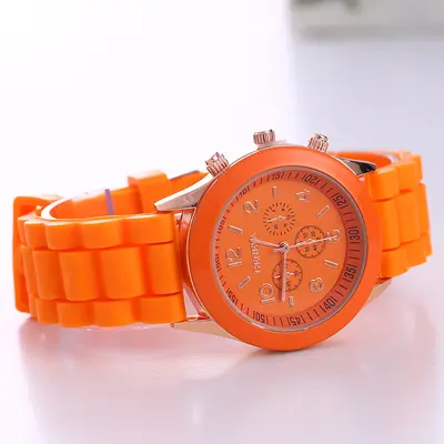Spot Geneve Geneve Silikon Uhr Damen Korea-Stil elegant und schön farbiges Gel Student Casual Uhr - 12