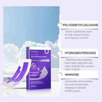 ORALHOE Teeth Whitening Strips, Gentle Care - 5
