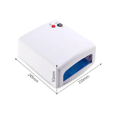36W UV tırnak kurutucu lambası, model 818, fototerapi