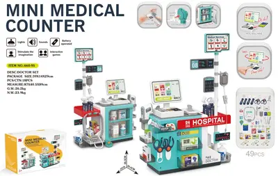 Doctor role-play toy with medical accessories set 3-6 years