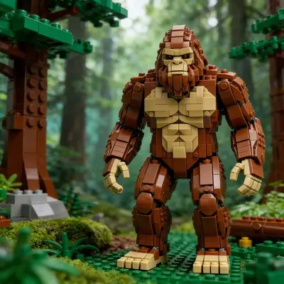 King Kong Gorilla Building Block Model, Compatible Bricks - 5