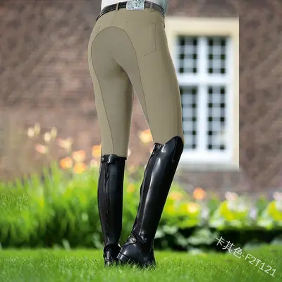 Damen Slim-Fit Elastische Röhrenhose, modische Freizeit-Reithose - 8