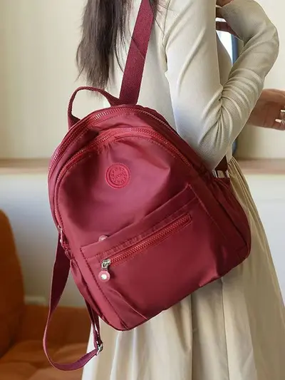 Korean-Style Oxford Cloth Large-Capacity Women's Backpack - 4