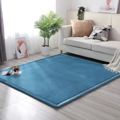 2 cm Kalınlıkta Mercan Polarlı Tatami Yer Matı, Yatak Kenarı Halısı - 13