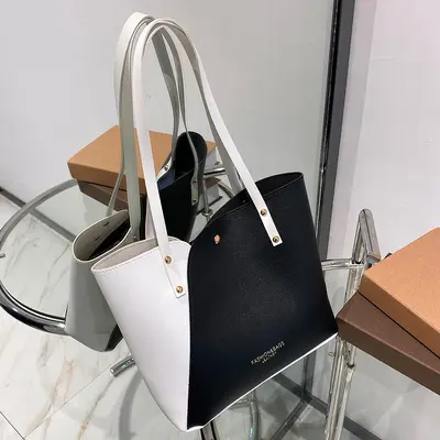 Moda Kadın Tote Çanta, Omuz ve Alışveriş Çantası - 4