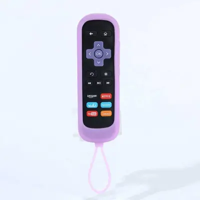 Silicone Case for ROKU TV Remote with Strap, Anti-Drop and Anti-Slip - 10