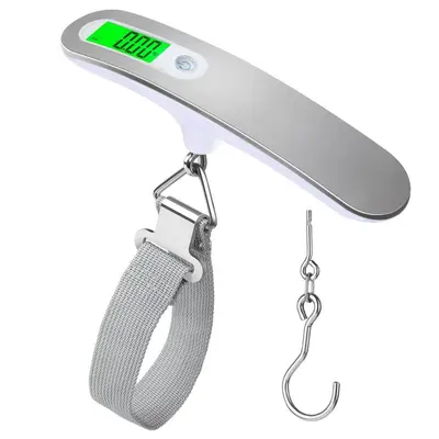 Tragbare digitale Waage aus Edelstahl für Gepäck, tragbare digitale Waage für Express, digitale Gepäckwaage 50kg auf Lager - 10