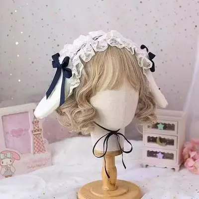 Lolita Style Bow Rabbit Ear Headband - 10