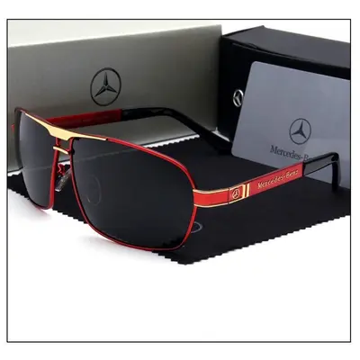 Large Frame Polarized Men's Driving Sunglasses, Model 722 - 3