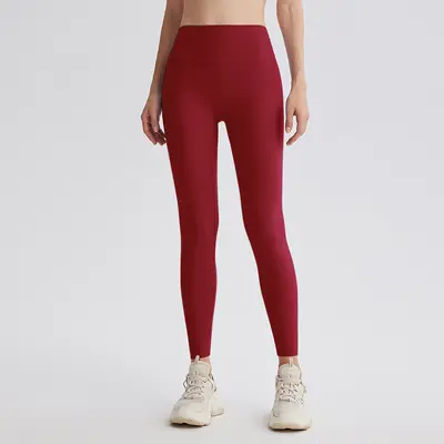 Caijue Upgraded 6th Gen Double-Sided Brushed Shark Pants High-Waist Bare-Feel Yoga Wear Running Fitness Pants Butt-Lifting Yoga Leggings - 8