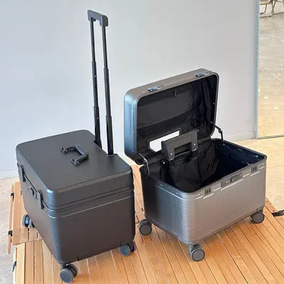 1009 Aluminiumrahmen-Trolley, Bordkoffer 20 Zoll, Universalrollen - 2