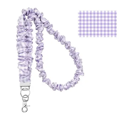 Thick Hair Tie Lanyard with ID Card Holder Strap - 9